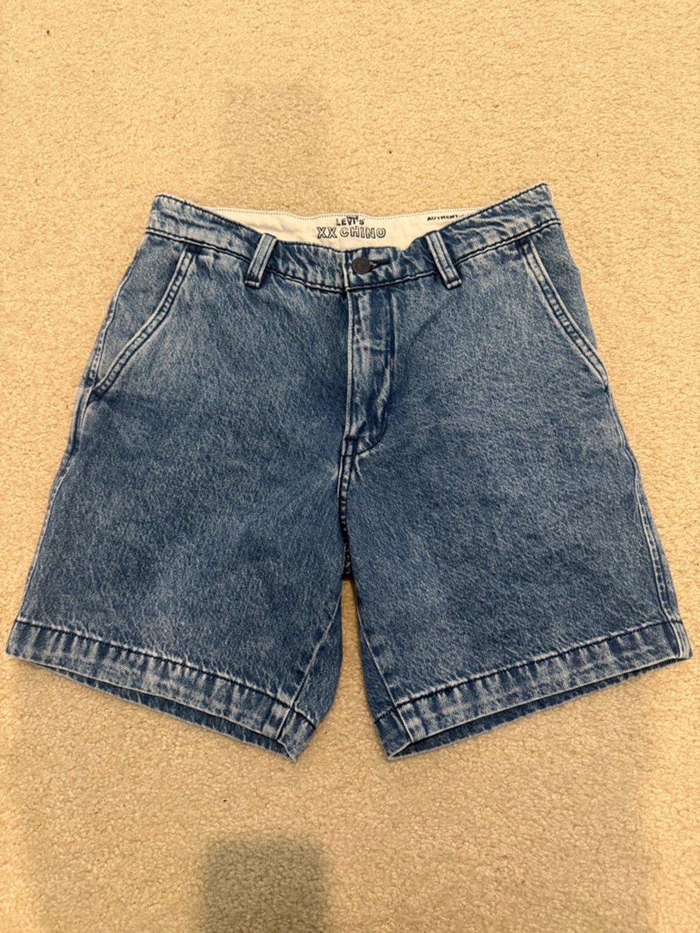 Levi's Men's Denim Jean Shorts in Light Blue
